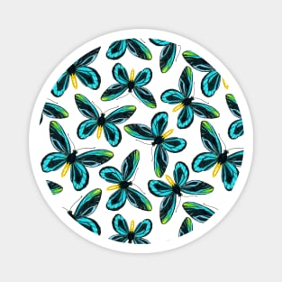 Queen Alexandra' s birdwing butterfly pattern design Magnet
